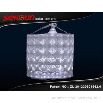 Environmental Camping Diamond Hanging Inflatable Solar Lant